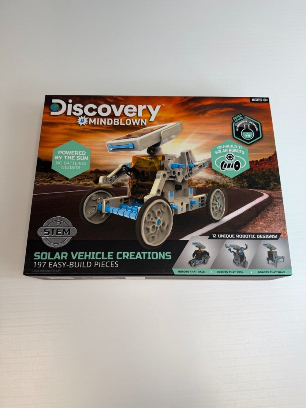 Discovery Solar Vehicle Creations Kit Robot Toy Mindblown Learn Stem Collect Ni